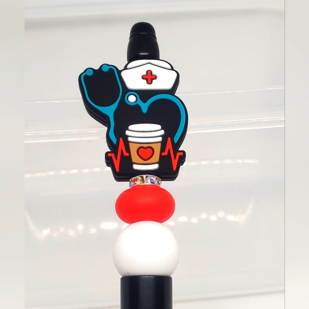B2G1F Nurse Beaded Pen, New